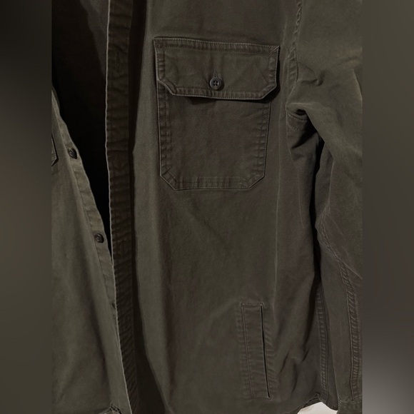 St. John's Bay Men's Dark Green Button Up Jacket-XL - Picture 3 of 5